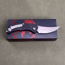 Microtech Brachial Auto S/E Stonewash Full Serrated